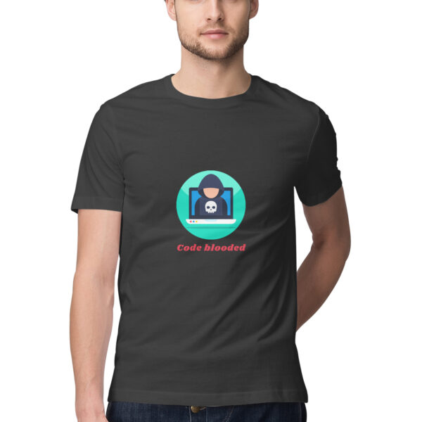 Code Blooded Tee (Minimalistic Size print)