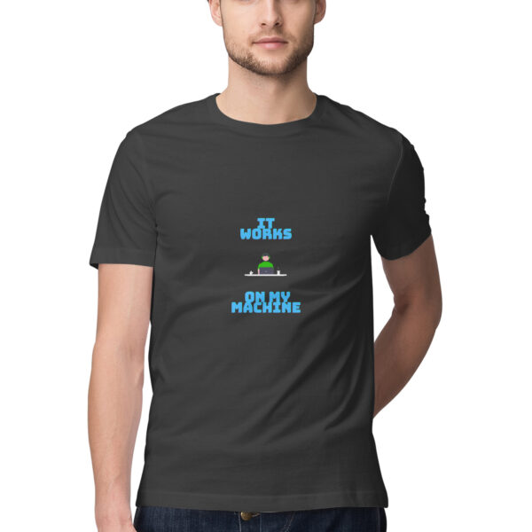 It Works… On My Machine Tee (Minimalistic Size print)